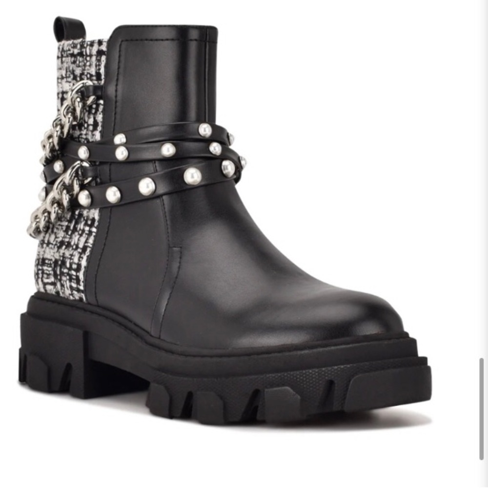 Nine West Cearlz Lug Sole Booties
